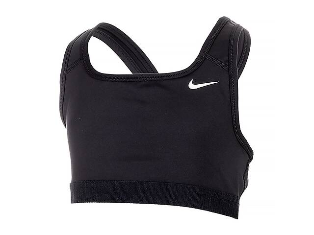 Детский Топ Nike G NK SWOOSH BRA Черный 137-146 (7dDA1030-010 137-146)