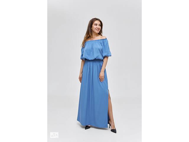 Длинная юбка VOLGINA L синяя (68982861) 009003L