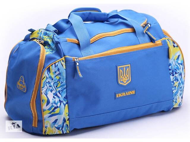 Дорожная сумка Kharbel голубая на 45л