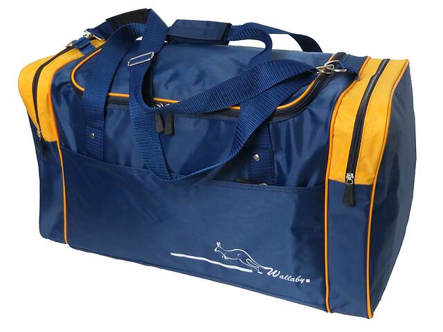 Дорожная сумка 60L Wallaby, Украина синяя с желтым 430-3