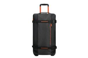 Дорожная сумка на колесах American Tourister URBAN TRACK BLACK/ORANGE 68x38,5x35,5 MD1*39102