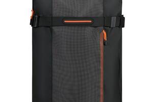 Дорожная сумка на колесах American Tourister URBAN TRACK BLACK/ORANGE 68x38,5x35,5 MD1*39102