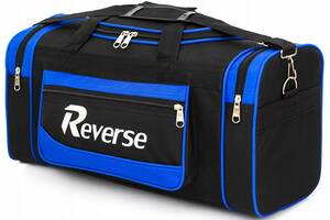 Дорожная сумка Reverse 68х32х27 см Черный с синим (A01-70 black blue)