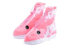 Дощовики для взуття CLG17226 розмір L 24,5 см (Рожевий)