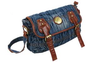 Джинсовая сумка Fashion jeans bag Синий (Jeans6082 blue)