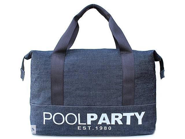 Джинсовая сумка POOLPARTY ORIGINAL pool-12-jeans синий