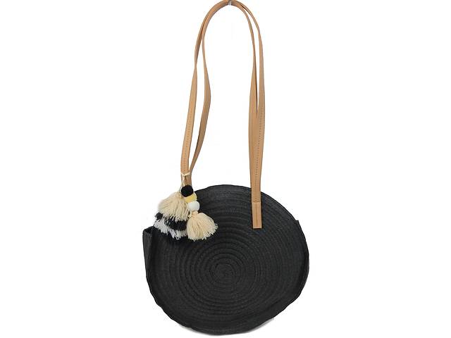 Экологическая женская соломенная плетенная сумка Esmara Черный (IAN311091 black)
