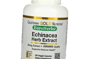 Экстракт травы эхинацеи EuroHerbs Echinacea Herb Extract California Gold Nutrition 60вегкапс (71427002)