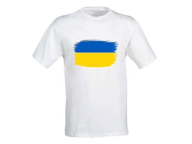 Футболка Арбуз Флаг Украины L Белый