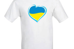 Футболка Арбуз Украина в сердце XS Белый