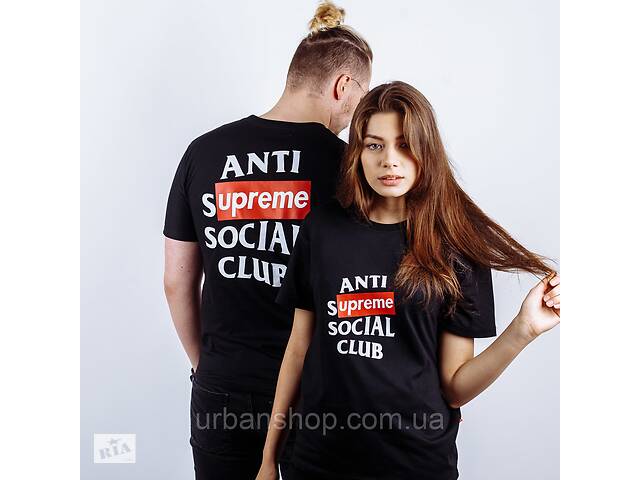 Футболка ASSC Anti Social Social Club X SUPREME XL