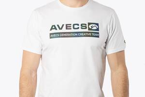 Футболка AVECS - 30385/5 - Біла 2XL