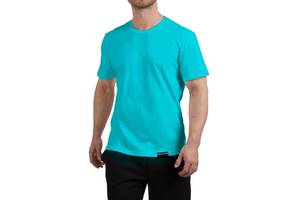 Футболка Basic U-neck мятный MAN's SET 2XL