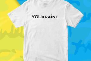 Футболка белая YOUkraine Ты Украина Push IT XL