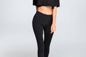 Футболка Designed for Fitness BASIC OVERSIZE CROP XS/S черная