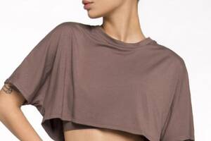 Футболка Designed for Fitness OVERSIZE CROP NUDE M/L