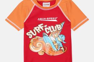 Футболка для плаванья Aqua Speed SURF-CLUB T-SHIRT 2033 383-31 128 см Красный/Оранжевый (5908217620330)