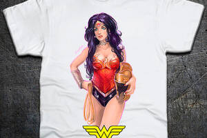 Футболка Fruit of the Loom Чудо Женщина - Wonder Woman DC Comics Белый 116 см (91092)