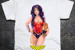 Футболка Fruit of the Loom Чудо Женщина - Wonder Woman DC Comics Белый S (3191092)