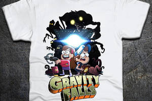 Футболка Fruit of the Loom Диппер и Мейбл Gravity Falls Белый 152 см (2193262)