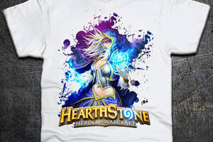 Футболка Fruit of the Loom Джайна Праудмур Hearthstone Белый 104 см (844)