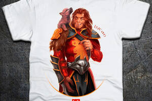 Футболка Fruit of the Loom Герой Ликан Дота 2 Lycan Dota 2 Белый 104 см (3343)