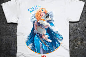 Футболка Fruit of the Loom Герой ЦМ Dota 2 Crystal Maiden Белый 104 см (625)