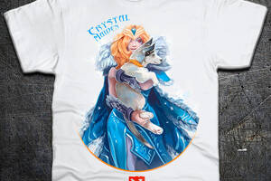 Футболка Fruit of the Loom Герой ЦМ Dota 2 Crystal Maiden Белый 116 см (9625)