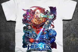 Футболка Fruit of the Loom Heroes Of The Storm Белый 116 см (91007)