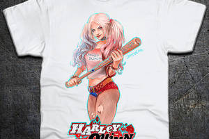 Футболка Fruit of the Loom Харли Квинн ДС Harley Quinn DC Comics Белый XXL (7192148)