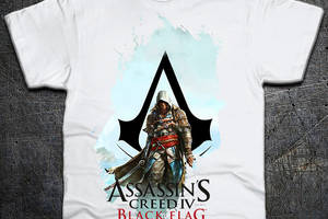 Футболка Fruit of the Loom Кредо Ассасина 4 Assassins Creed 4: Black Flag Белый XXL (719606)