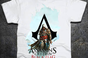 Футболка Fruit of the Loom Кредо Ассасина 4 Assassins Creed 4: Black Flag Белый XL (619606)