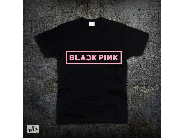 Футболка Fruit of the Loom Лого Black Pink K-POP Черная 140 см (1197121)