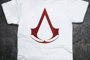 Футболка Fruit of the Loom Лого Кредо Ассасина Logo Assassins Creed Белый 140 см (119605)