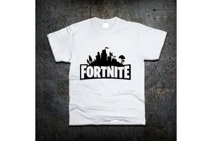 Футболка Fruit of the Loom Логотип Фортнайт Logo Fortnite Белый XXL (7195267)