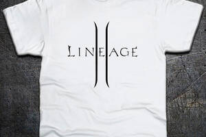 Футболка Fruit of the Loom Логотип Линейдж 2 Logo Lineage 2 Белый 104 см (640)