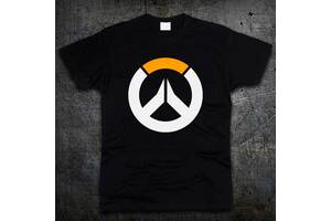 Футболка Fruit of the Loom Логотип Овервотч Logo Overwatch Черный L (5192562)