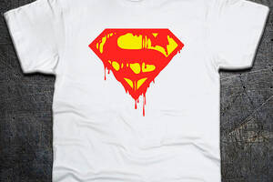 Футболка Fruit of the Loom Логотип Супермен Logo Superman DC Comics Белый L (5191098)