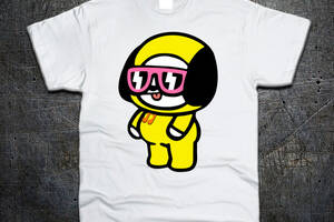 Футболка Fruit of the Loom Собачка Chimmy Чимми от Чимина BT21 116 см (97397)