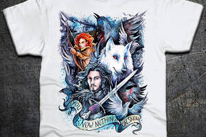 Футболка Fruit of the Loom Игра Престолов Game of Thrones Белый XXL (7193138)