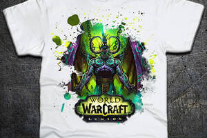 Футболка Fruit of the Loom Иллидан Варкрафт Illidan World of Warcraft Белый 152 см (219289)