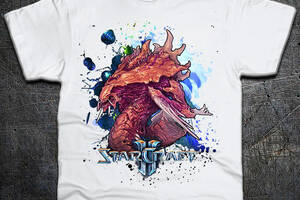 Футболка Fruit of the Loom Зерг Стар Крафт 2 Zerg Star Craft 2 Белый 116 см (9650)