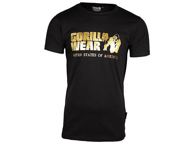 Футболка Gorilla Wear Classic XL Черно-золотой (06369236)