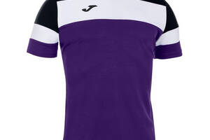 Футболка Joma CREW IV T-SHIRT PURPLE-BLACK S/S фиолетовый S 101534.551 S