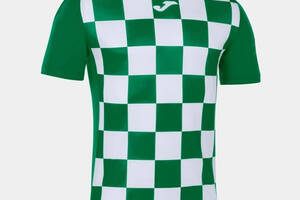 Футболка Joma FLAG II T-SHIRT GREEN-WHITE S/S зеленый белый L 101465BV.452 L