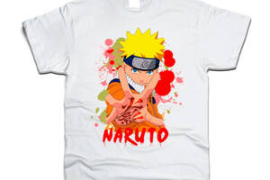 Футболка Наруто Аниме Naruto White 104 см (7464)