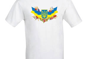Футболка с украинской национальной символикой Арбуз 2 M Белый