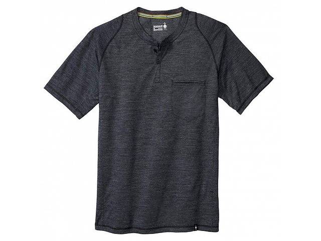 Футболка Smart Wool Men's Everyday Exploration SS Henley Charcoal Grey XL (1033-SW 00272.003-Xl)