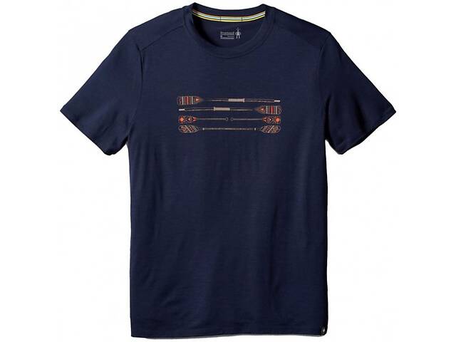 Футболка Smart Wool Men's Merino 150 Paddles And Oars Tee Deep Navy S (1033-SW 16047.092-S)