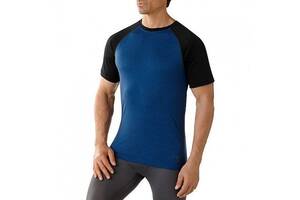 Футболка Smart Wool Men's NTS Micro 150 Combo Tee Bright Blue M (1033-SW SN703.378-M)